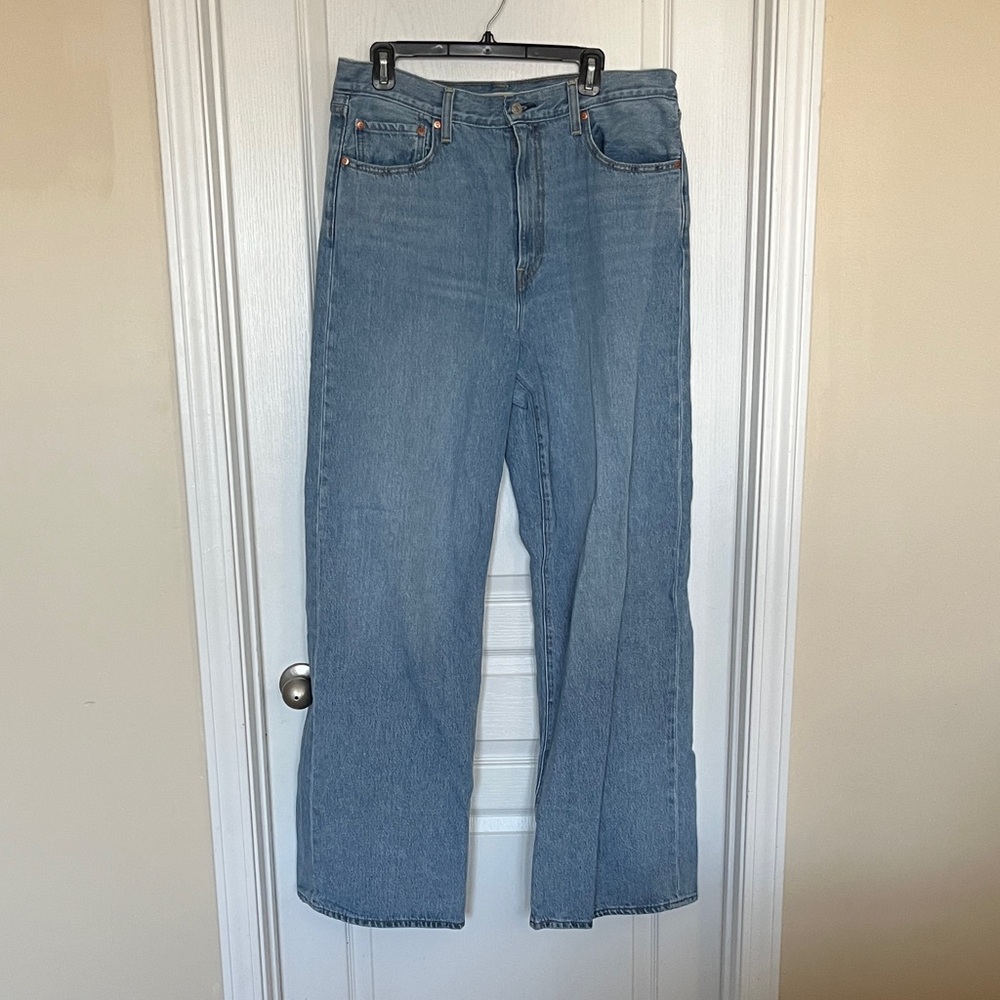 Levi's Light Blue Flare & Wide Leg Jeans